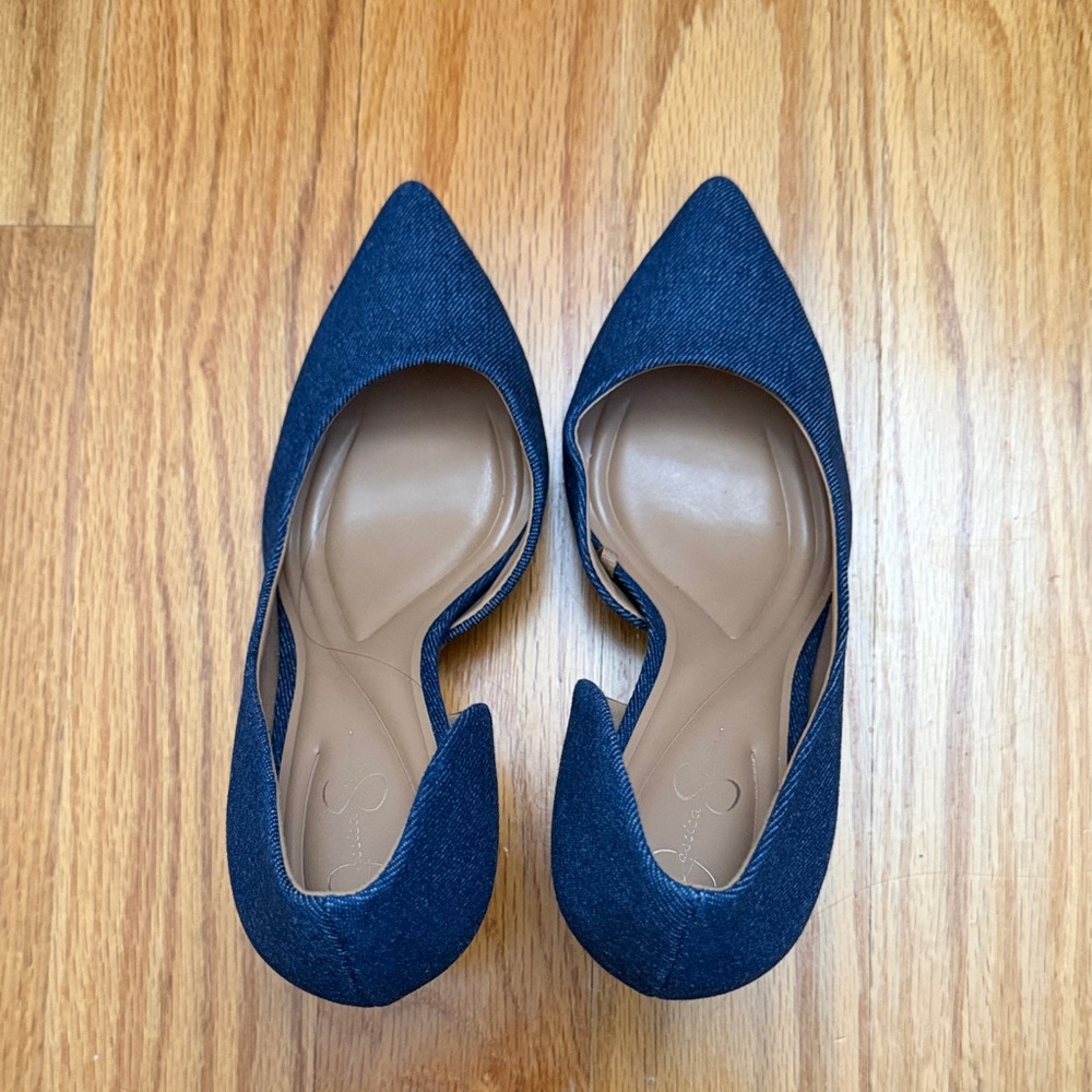 Jessica Simpson Navy Blue Heels